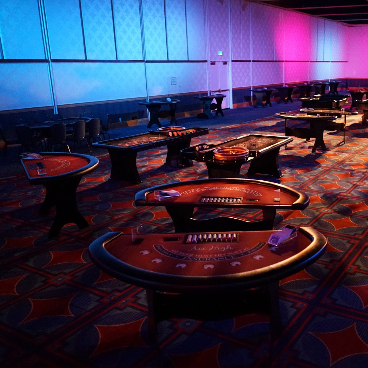 Ace High blackjack casino table rentals