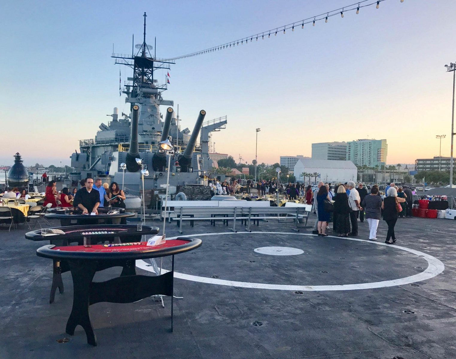 Ace High Casino theme party night Battleship fundraiser