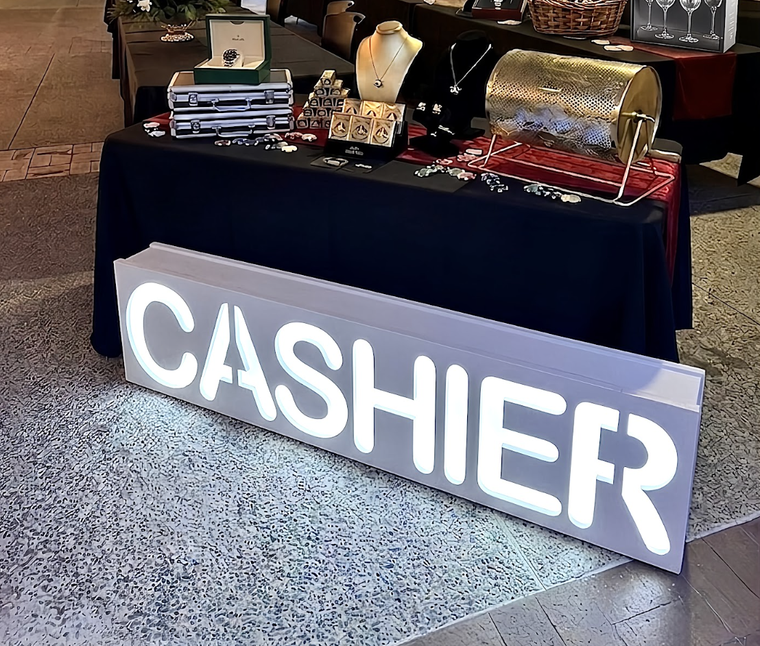 LED Cashier Sign