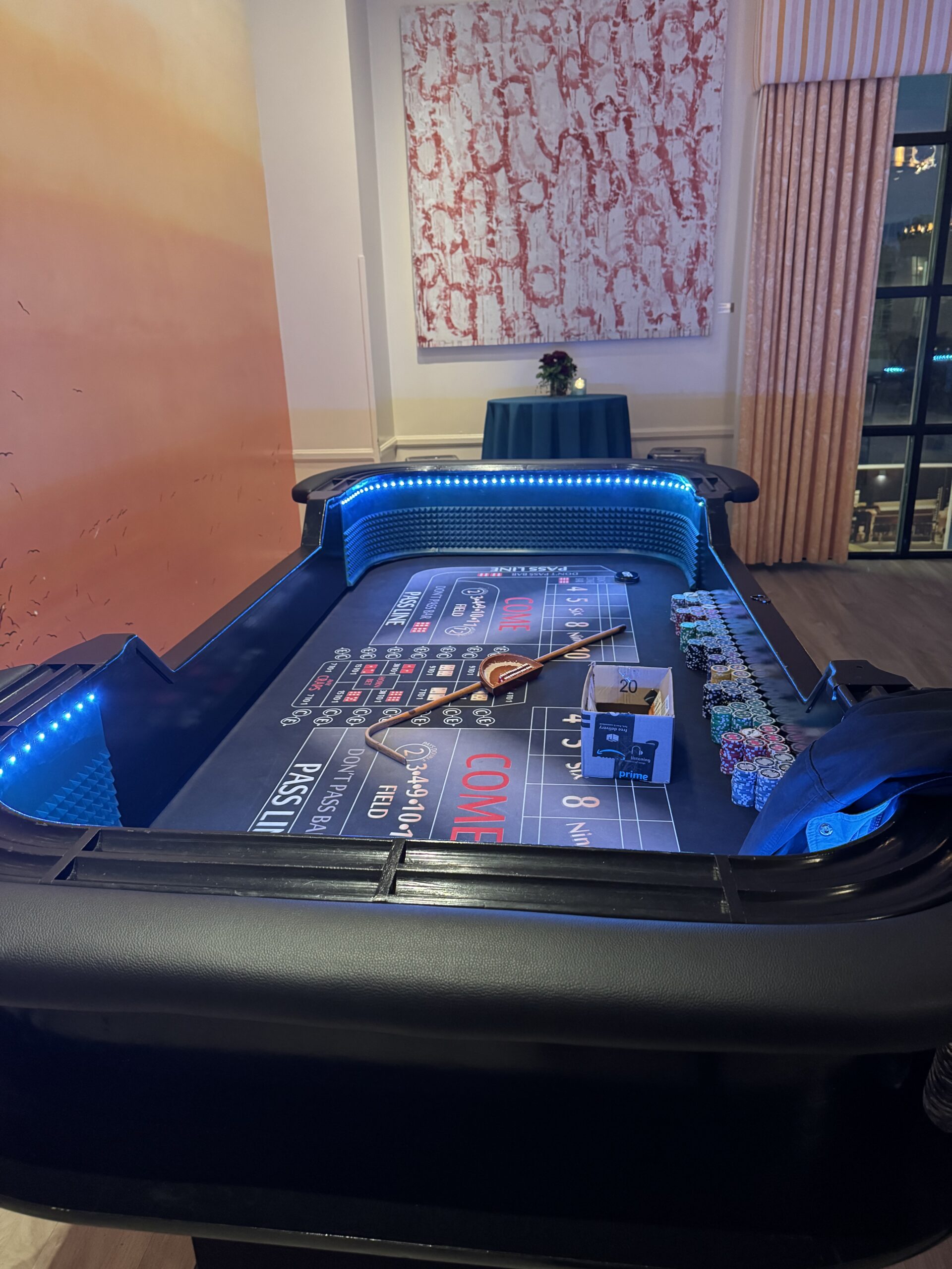 LED Craps Table