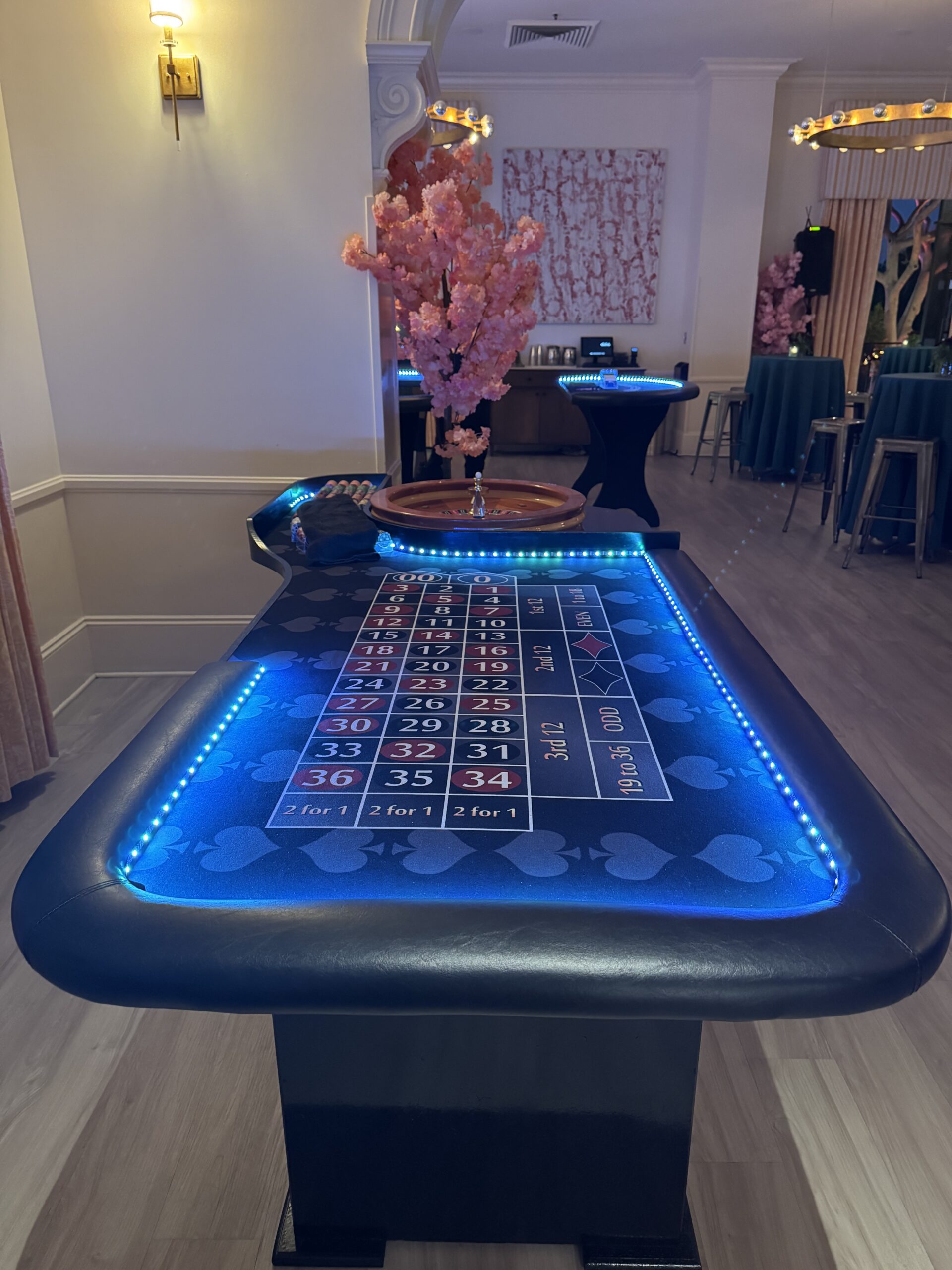 LED Roulette Table
